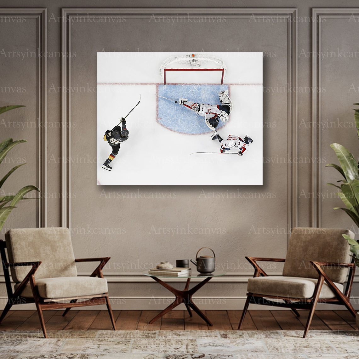 Braden Holtby collector hockey canvas art