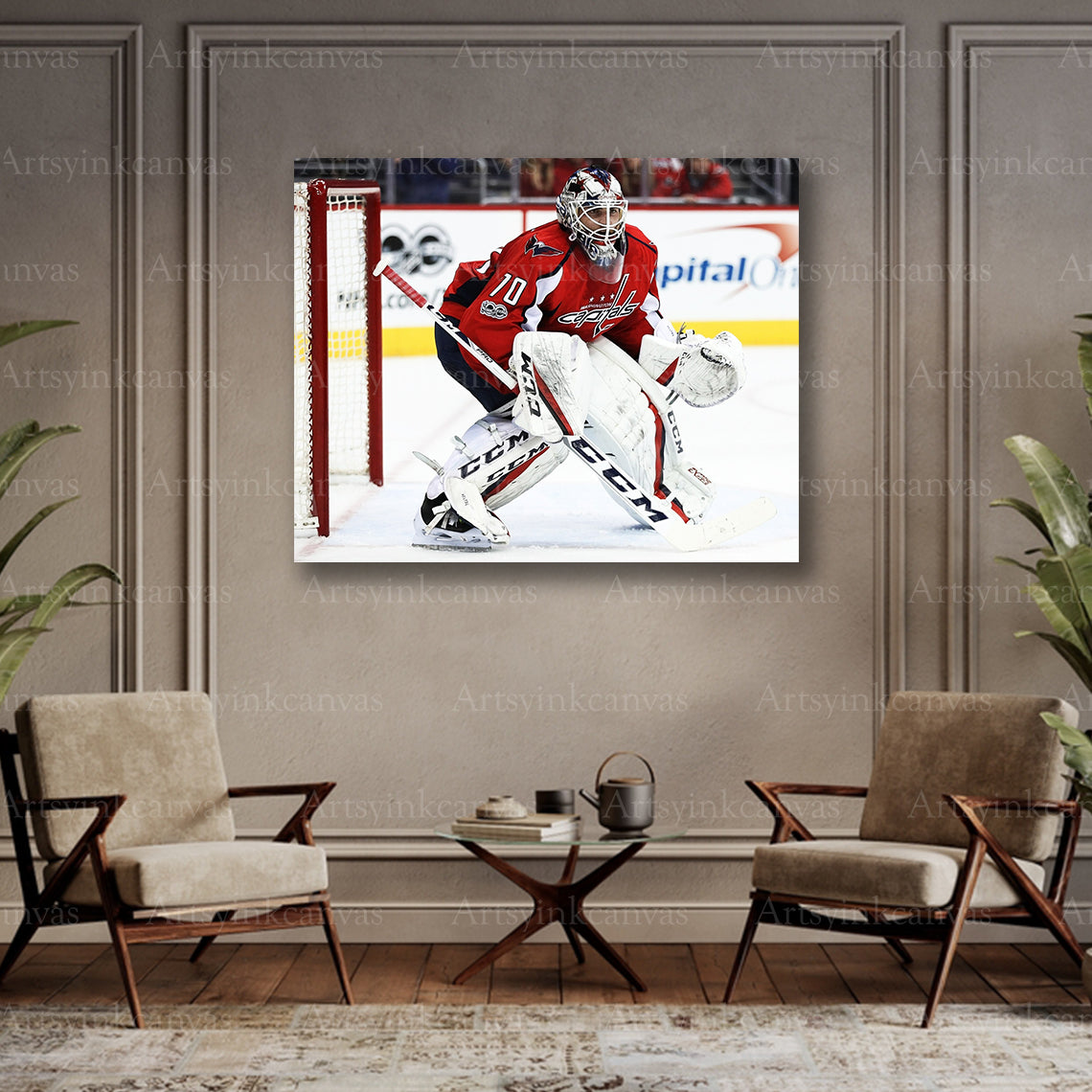 Premium Braden Holtby canvas print