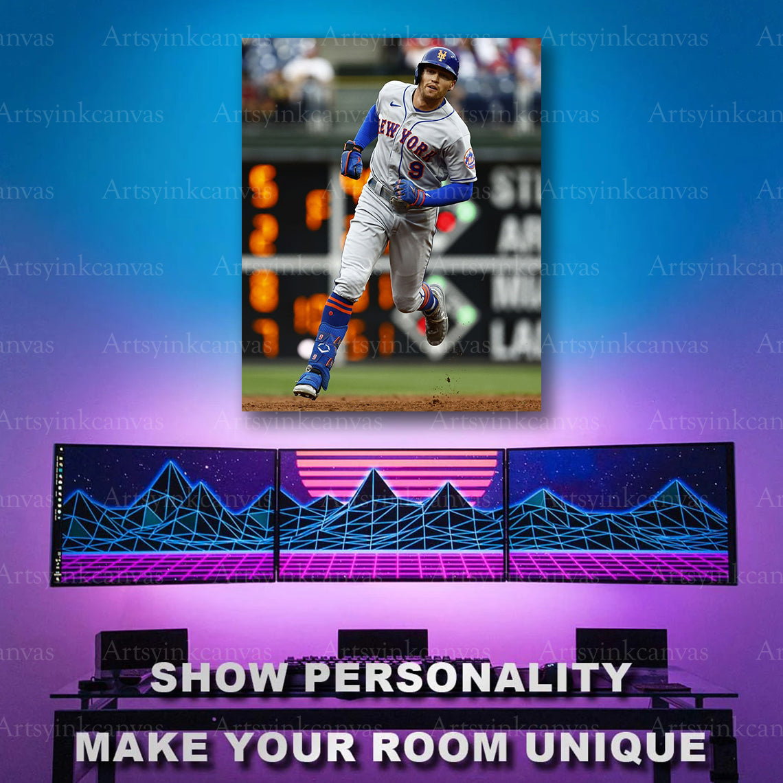 Brandon Nimmo base running artwork