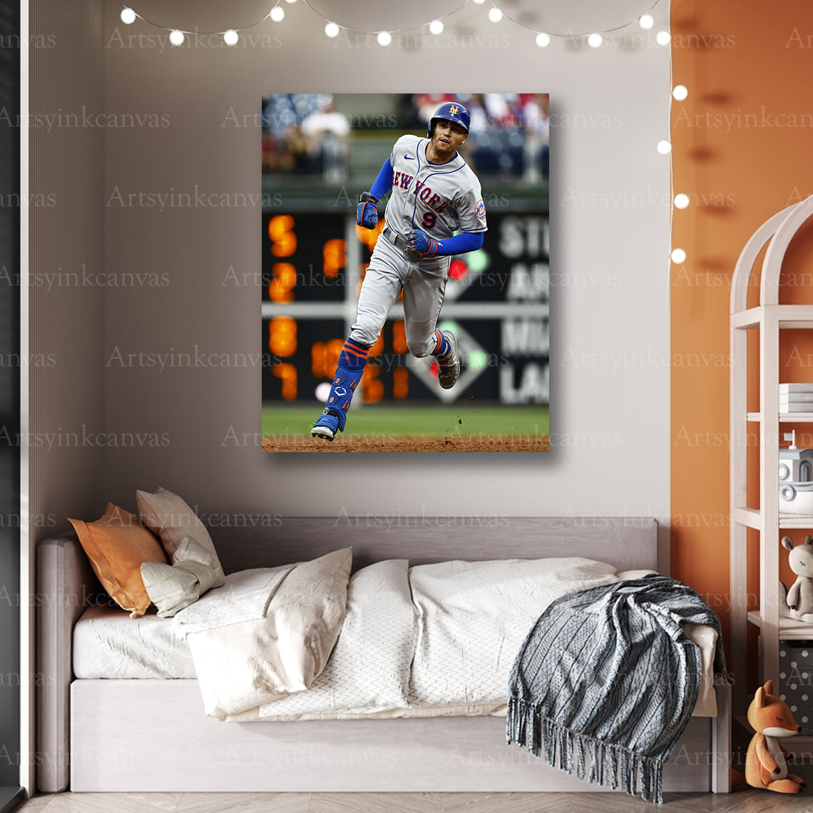 Premium Brandon Nimmo New York Mets canvas art