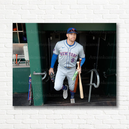 Brandon Nimmo Mets game day canvas print