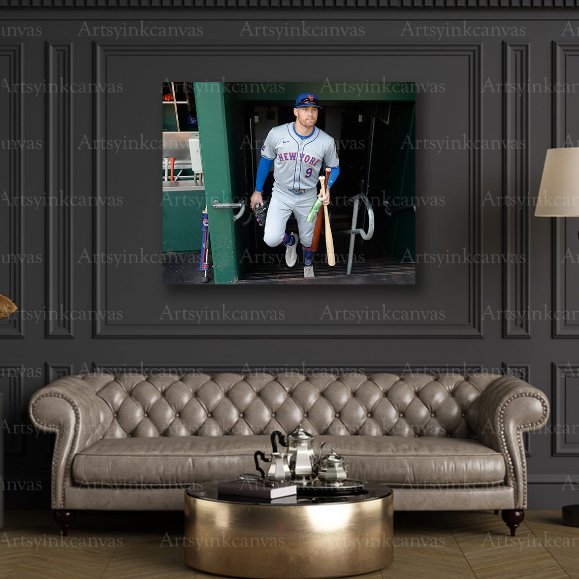 Premium Brandon Nimmo Mets canvas art