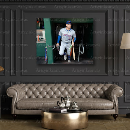 Premium Brandon Nimmo Mets canvas art
