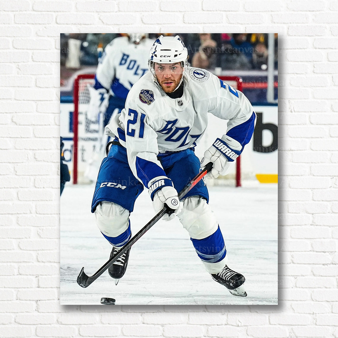 Brayden Point Tampa Bay Lightning Stadium Series canvas print