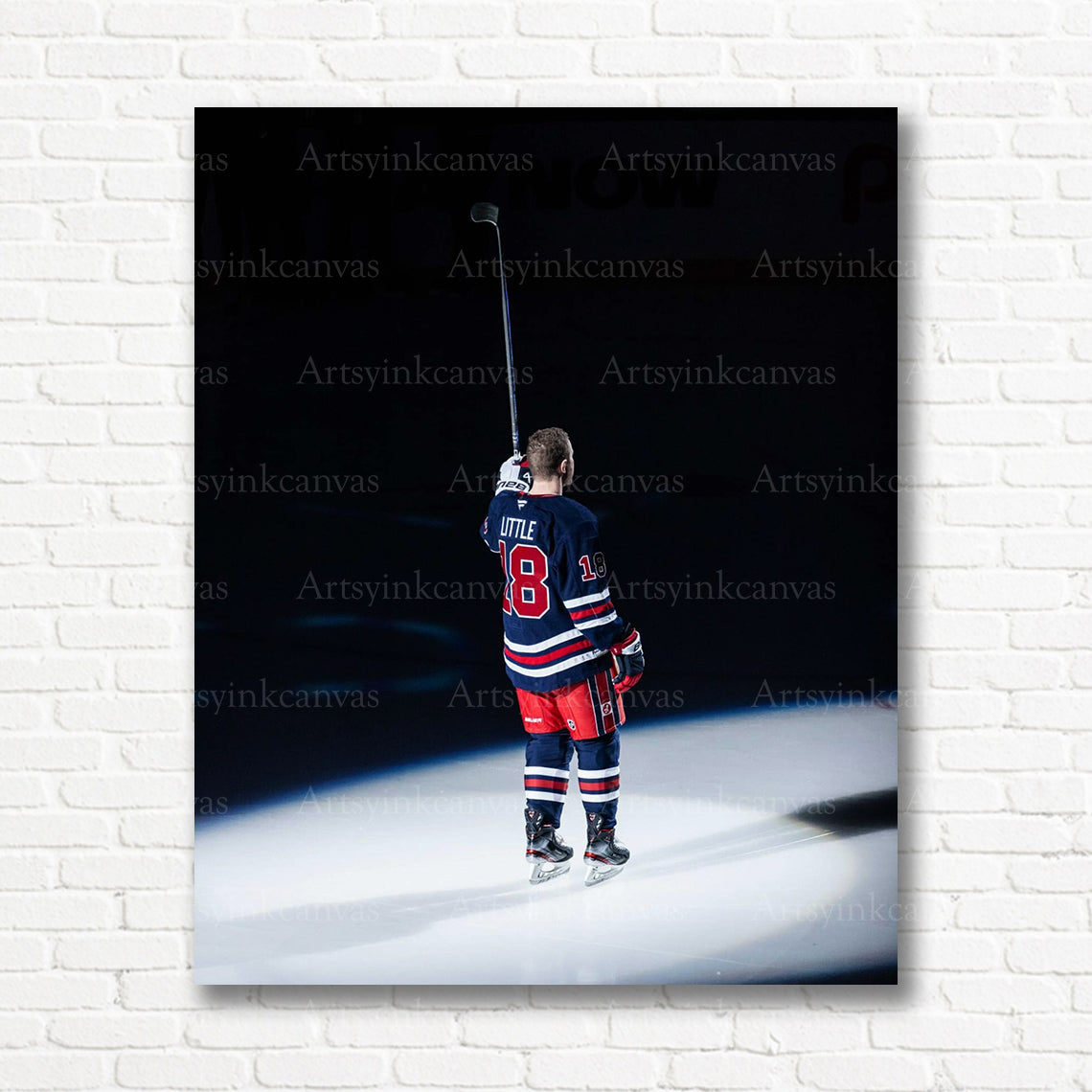 Bryan Little Jets fan appreciation canvas print
