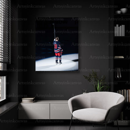 NHL player thanking fans wall decor