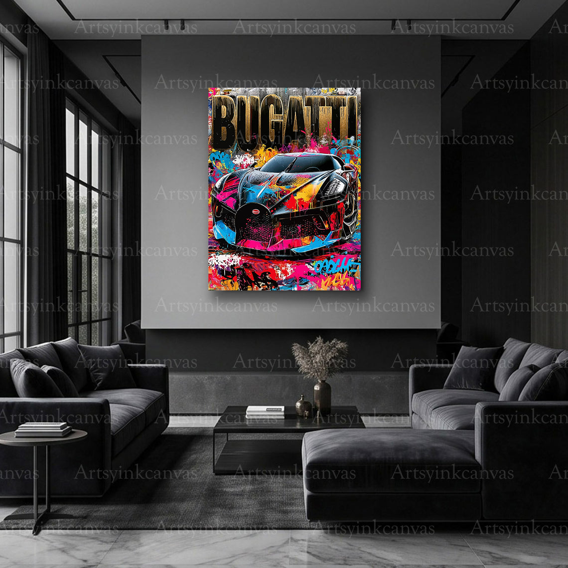 Bugatti Centodieci luxury automotive artwork