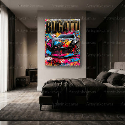 Premium Bugatti Centodieci wall art