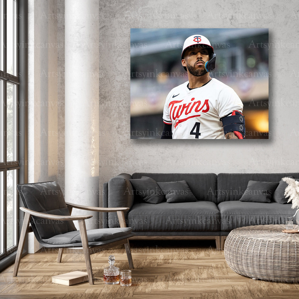Carlos Correa MLB closeup wall decor