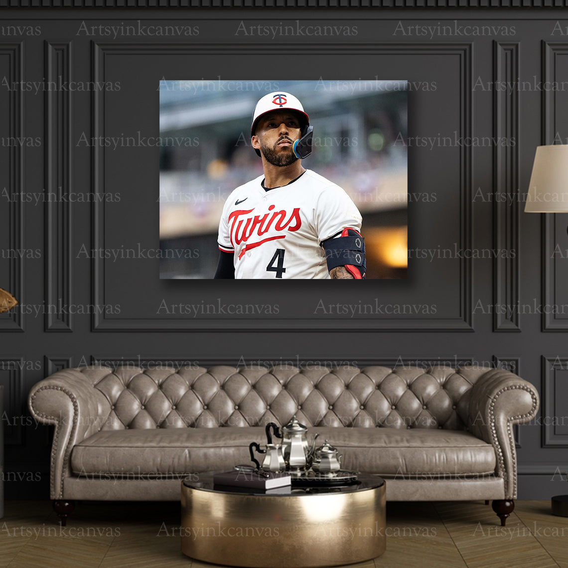 Premium Carlos Correa Minnesota Twins canvas art