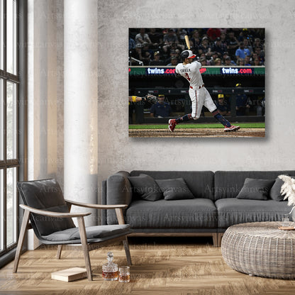 Carlos Correa MLB hitting moment wall decor