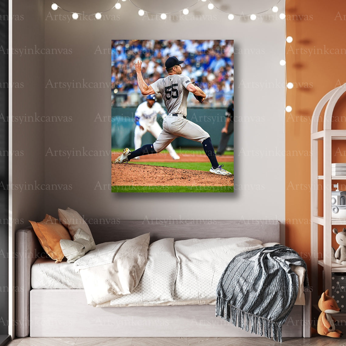 Premium Carlos Rodón Yankees canvas wall art