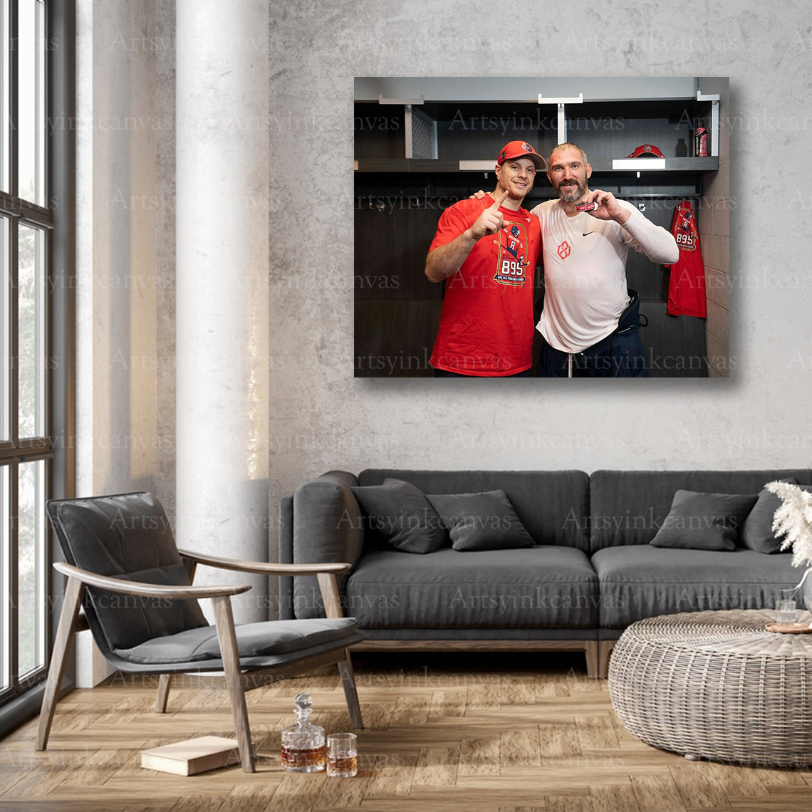 Washington Capitals legendary teammates wall decor