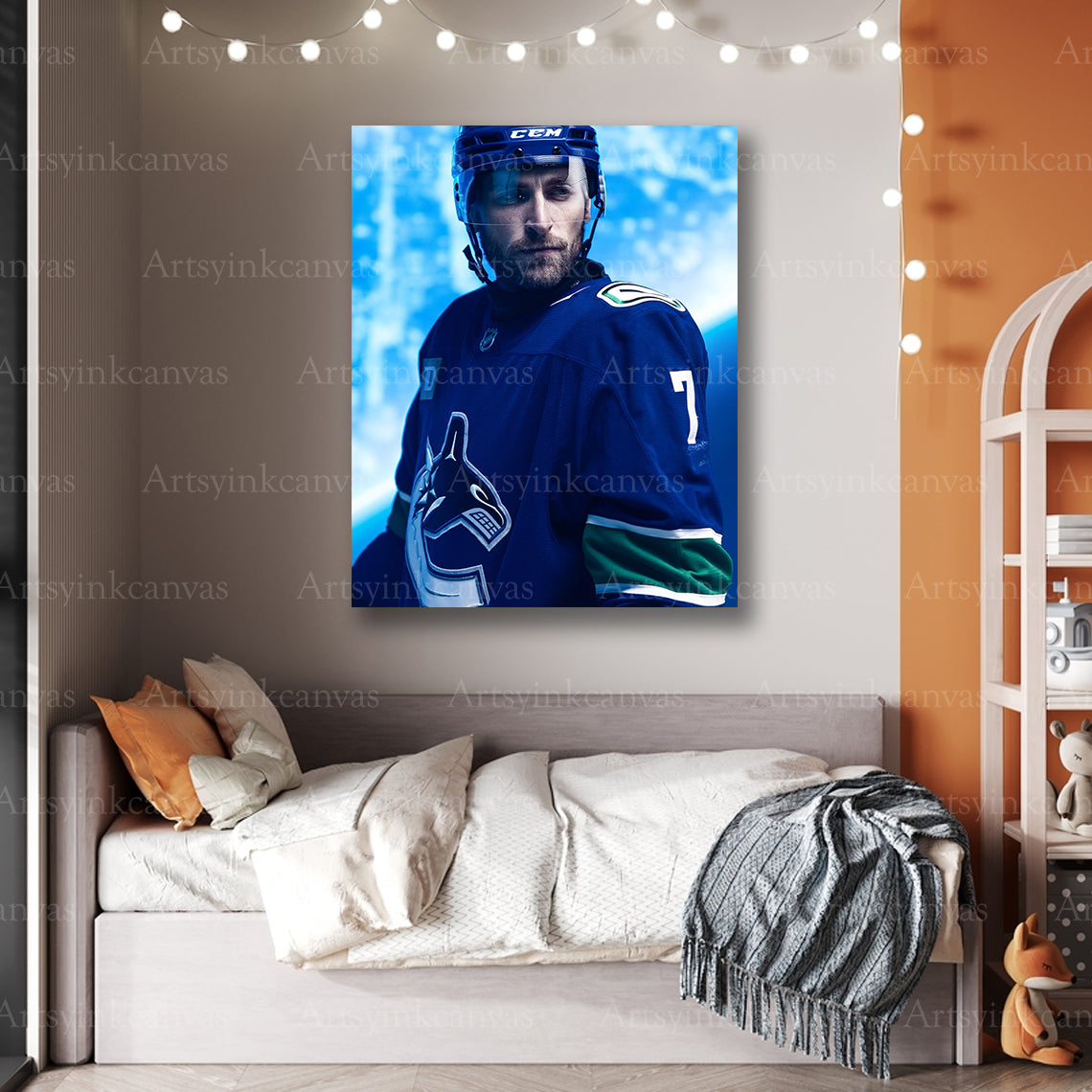 Premium Carson Soucy Vancouver Canucks canvas print
