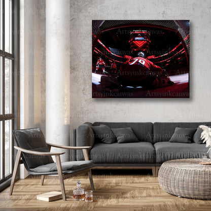 Washington Capitals goalie warmup wall decor