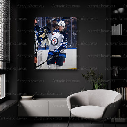 Colin Miller ice hockey action wall decor