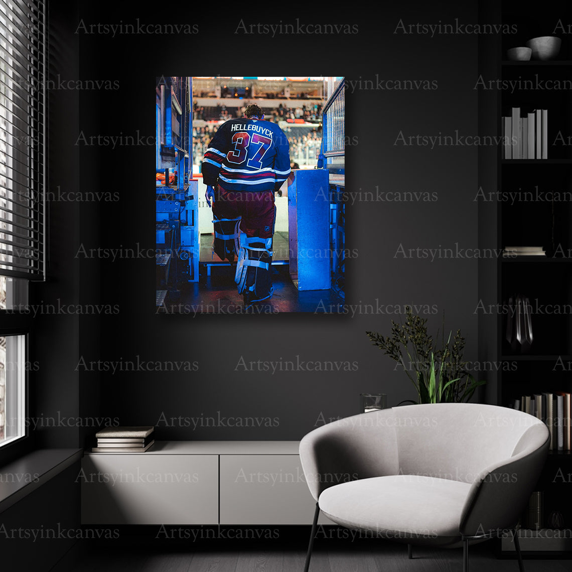 NHL goalie recognition wall decor