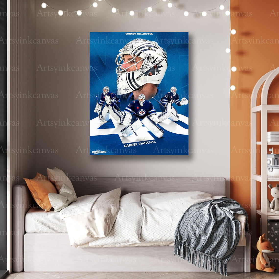 Premium Winnipeg Jets hockey canvas art