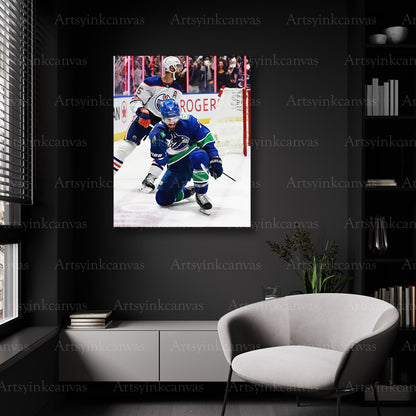 Vancouver Canucks playoff goal wall decor