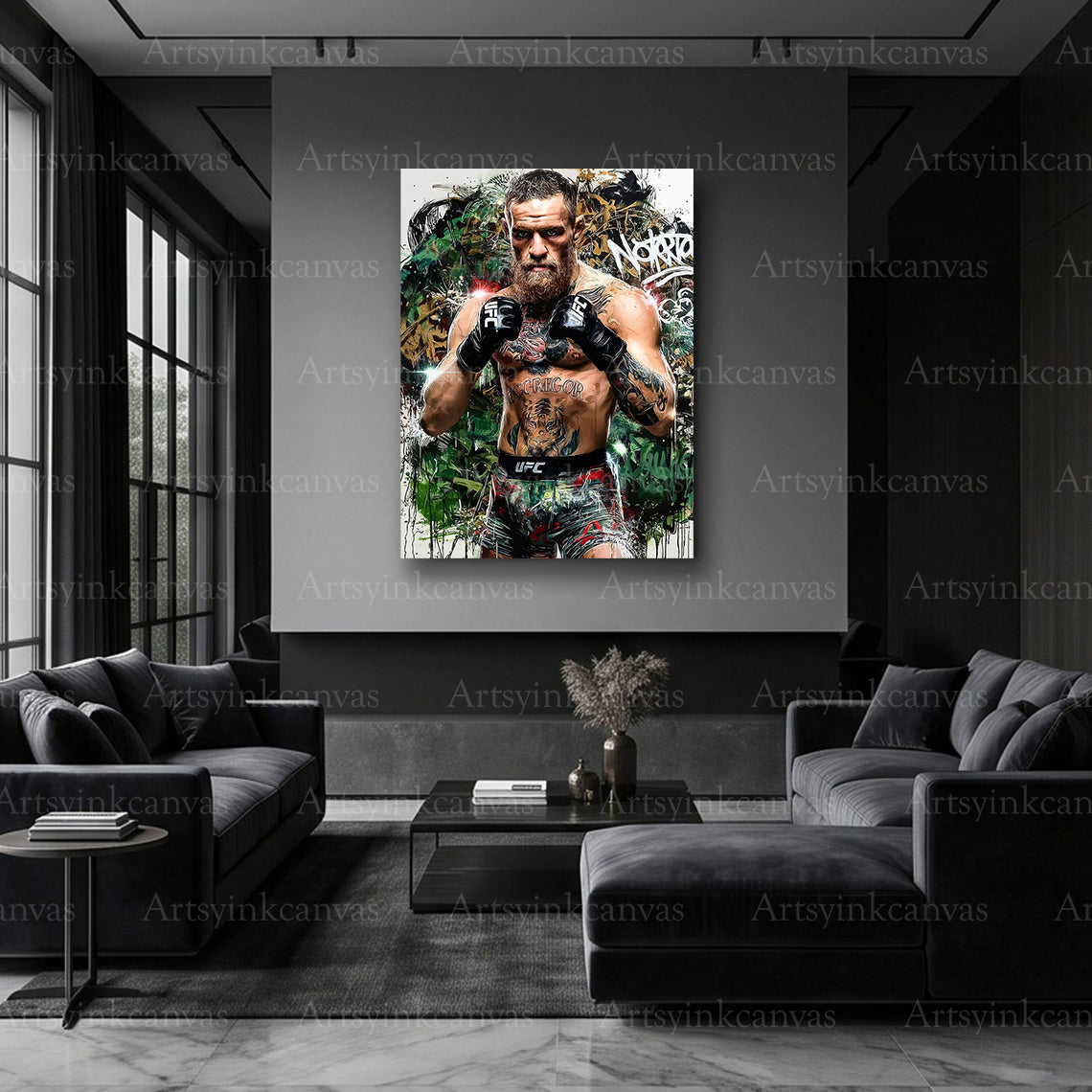Conor McGregor wild instinct artwork