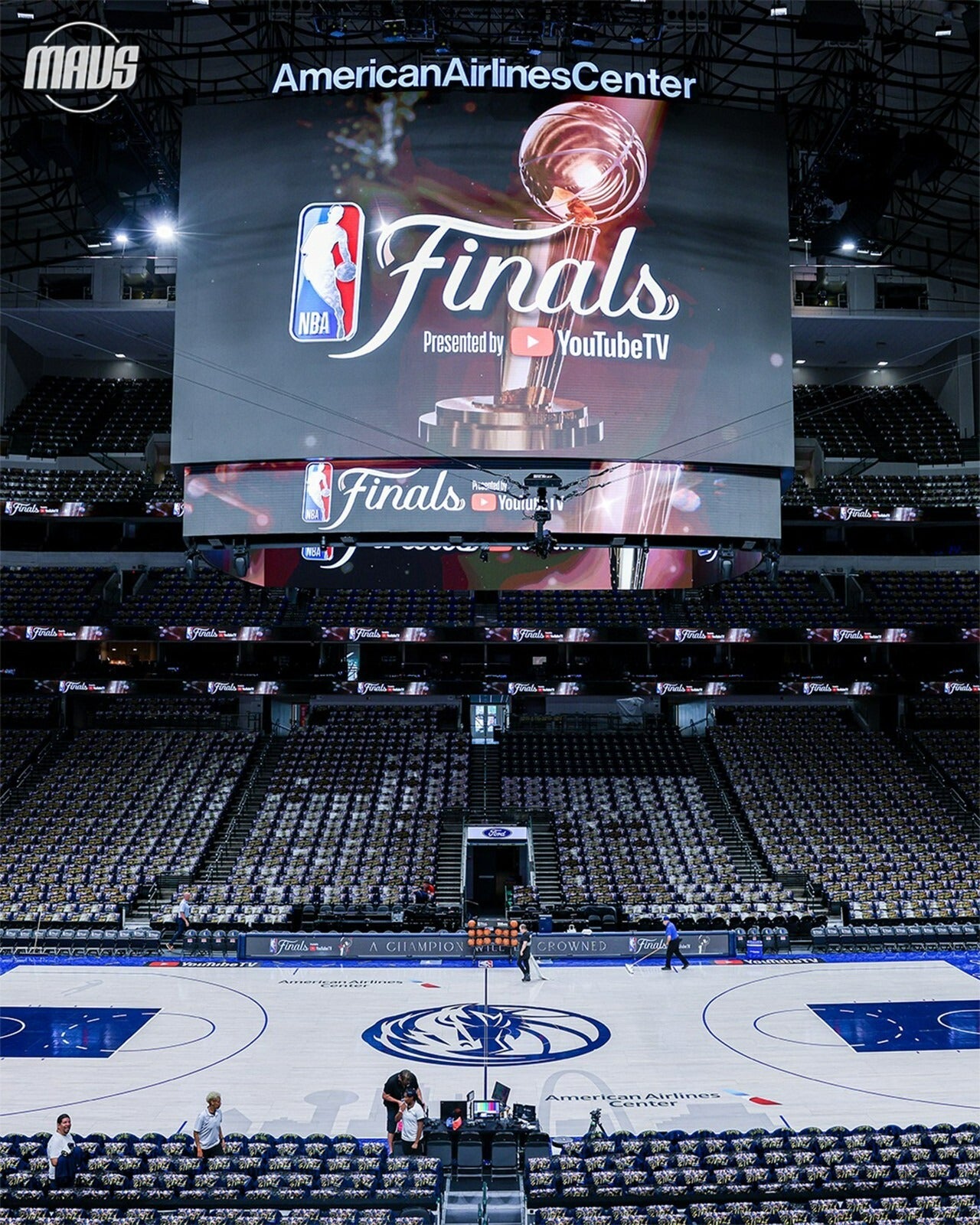 Dallas Mavericks 2024 NBA Finals stadium canvas wall art