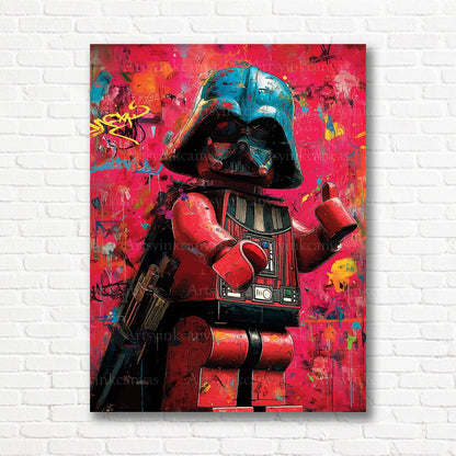 Darth Vader iconic Star Wars artwork on premium canvas wall decor