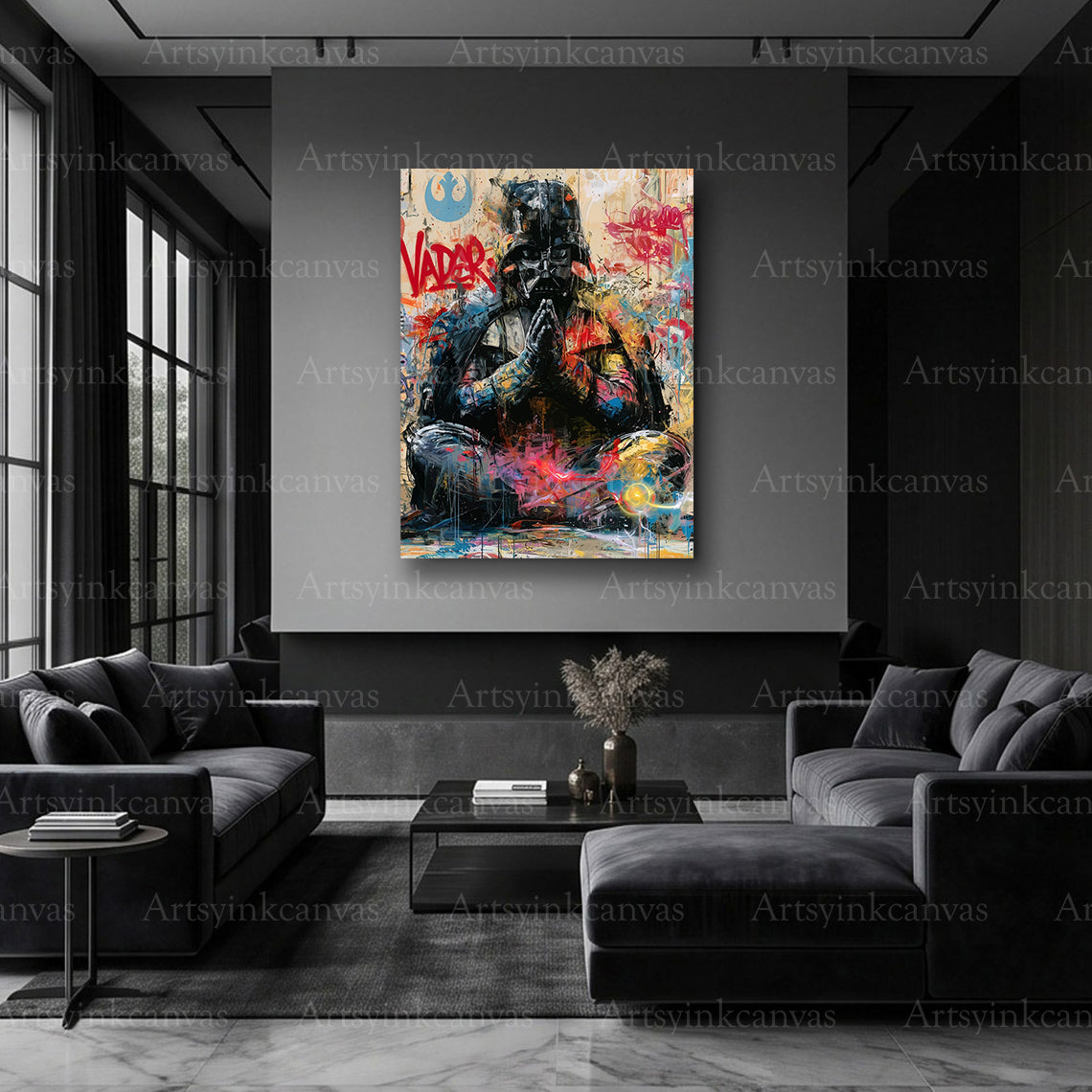 Darth Vader urban graffiti artwork