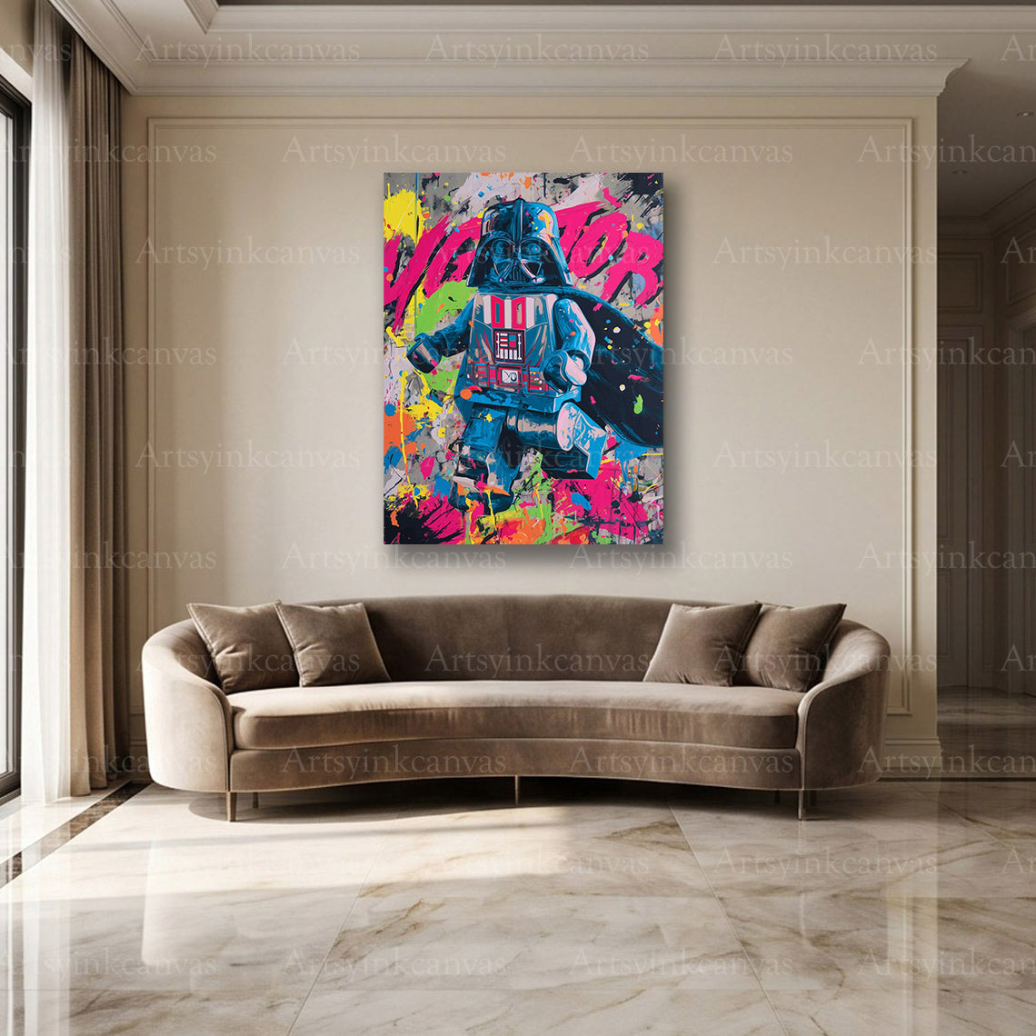 Darth Vader Star Wars street art wall decor