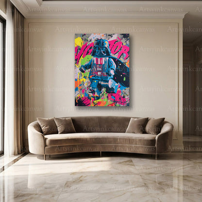 Darth Vader Star Wars street art wall decor