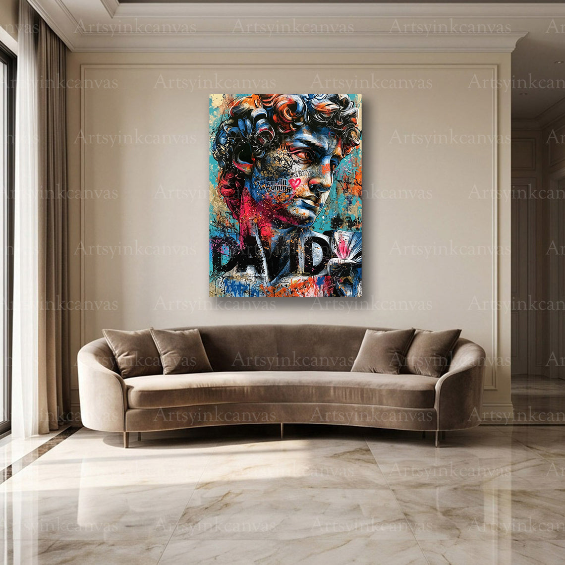 David classical sculpture wall decor
