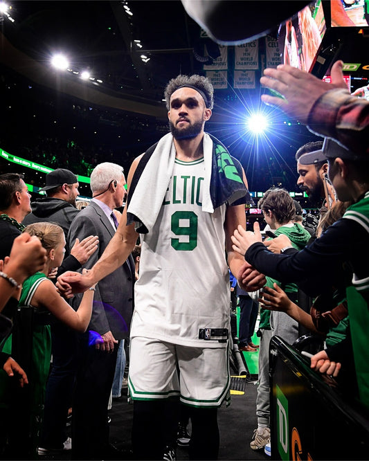 Derrick White tunnel walk Boston Celtics canvas wall art