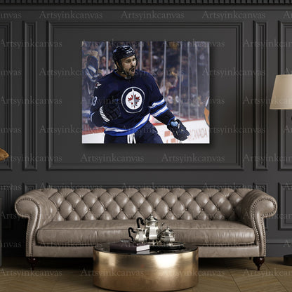 Premium Dustin Byfuglien Winnipeg Jets canvas print