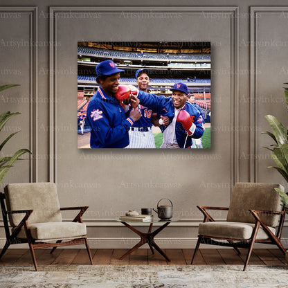 New York sports history canvas art