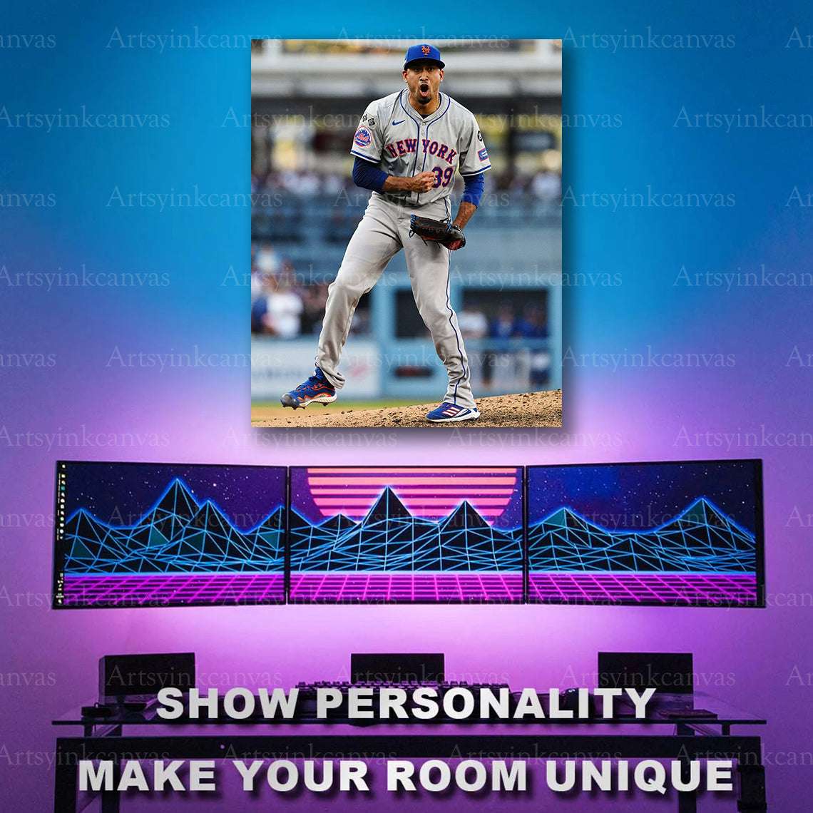 New York Mets closer celebration artwork