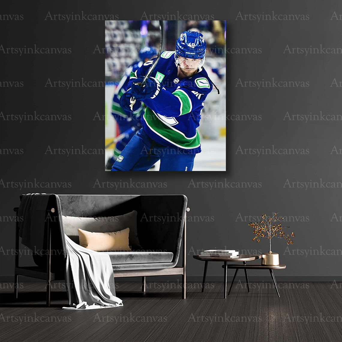 Elias Pettersson collector canvas art