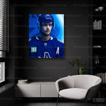 Vancouver Canucks media day wall decor