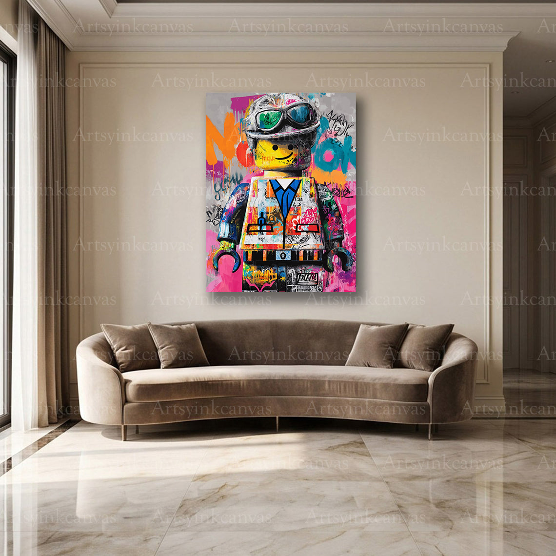 Emmet LEGO Movie character wall decor