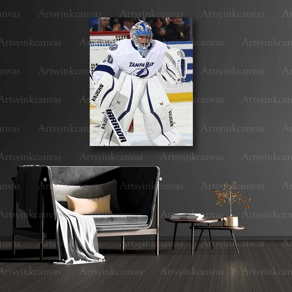 Evgeni Nabokov in net collector canvas art