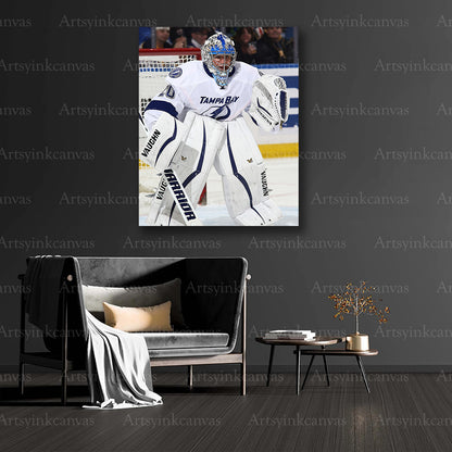 Evgeni Nabokov in net collector canvas art