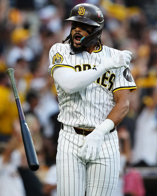 Fernando Tatis Jr. bat flip canvas wall art