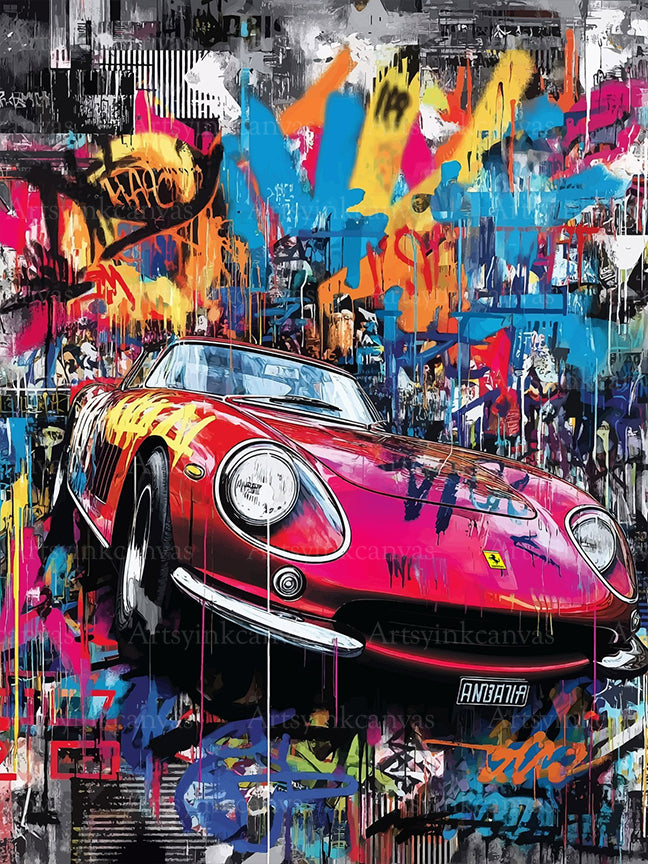 Ferrari canvas wall art