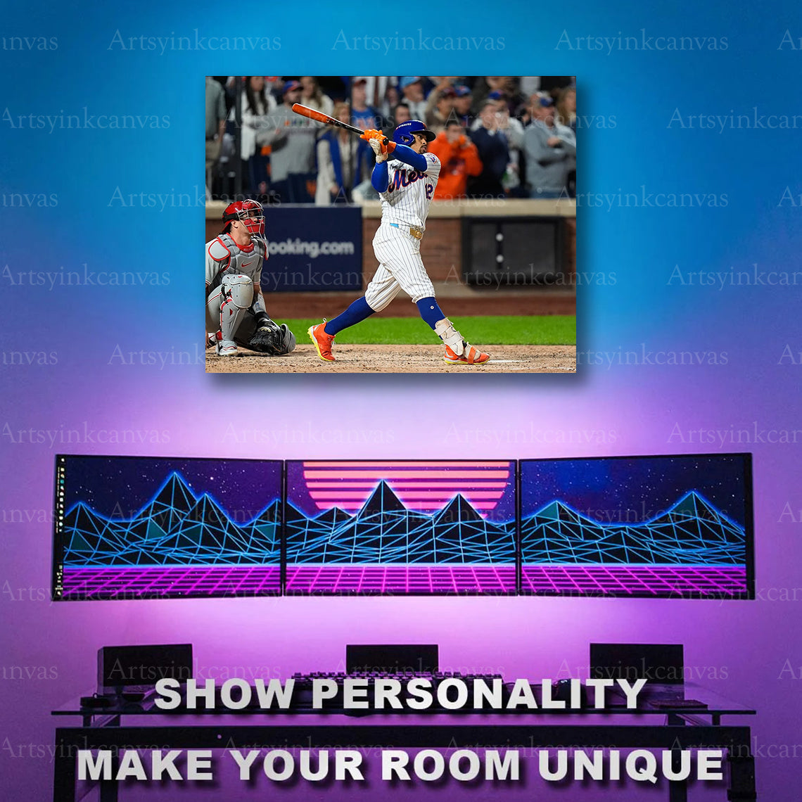 Lindor 2024 NLDS clutch home run artwork