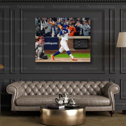 Premium Francisco Lindor Mets canvas art