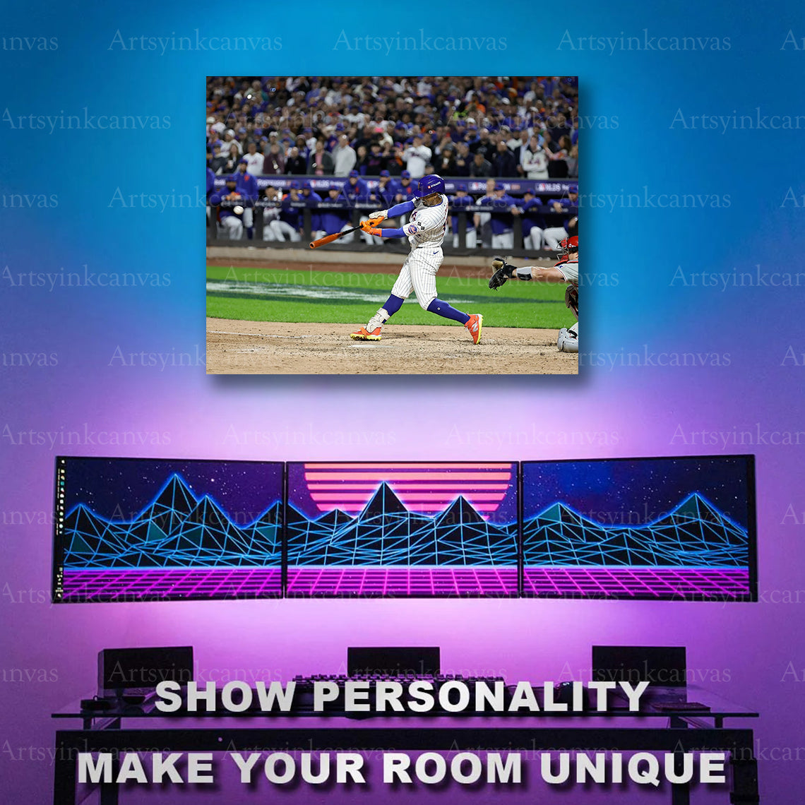 Lindor NLDS Game 4 baseball moment artwork
