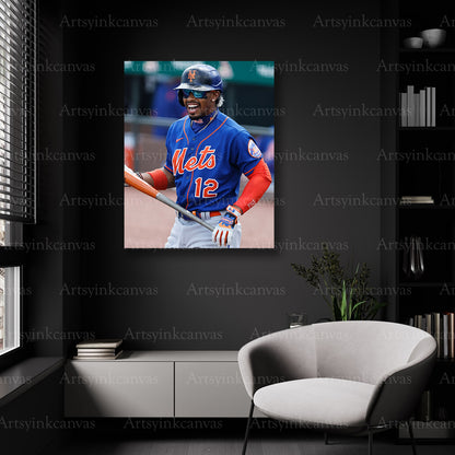New York Mets Lindor field moment wall decor