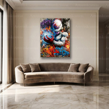 Frieza anime graffiti wall decor