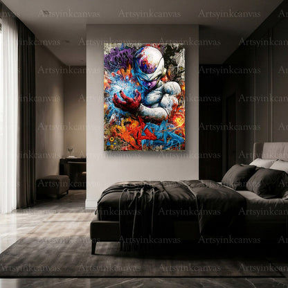Premium Frieza graffiti wall art
