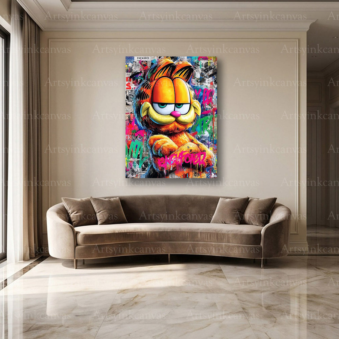 Garfield character wall decor