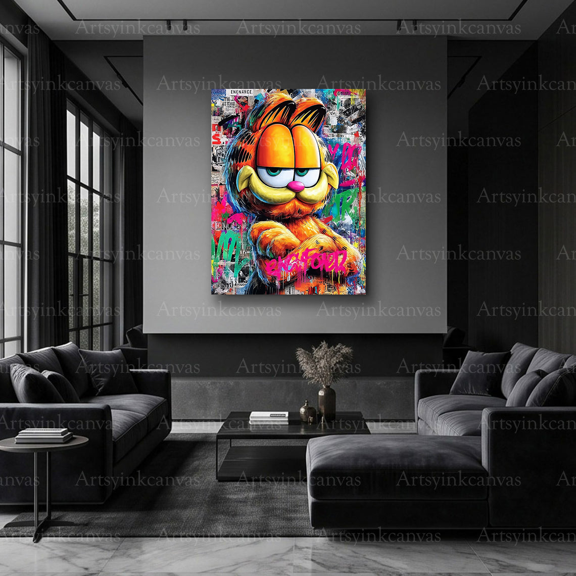 Garfield funny cartoon artwork