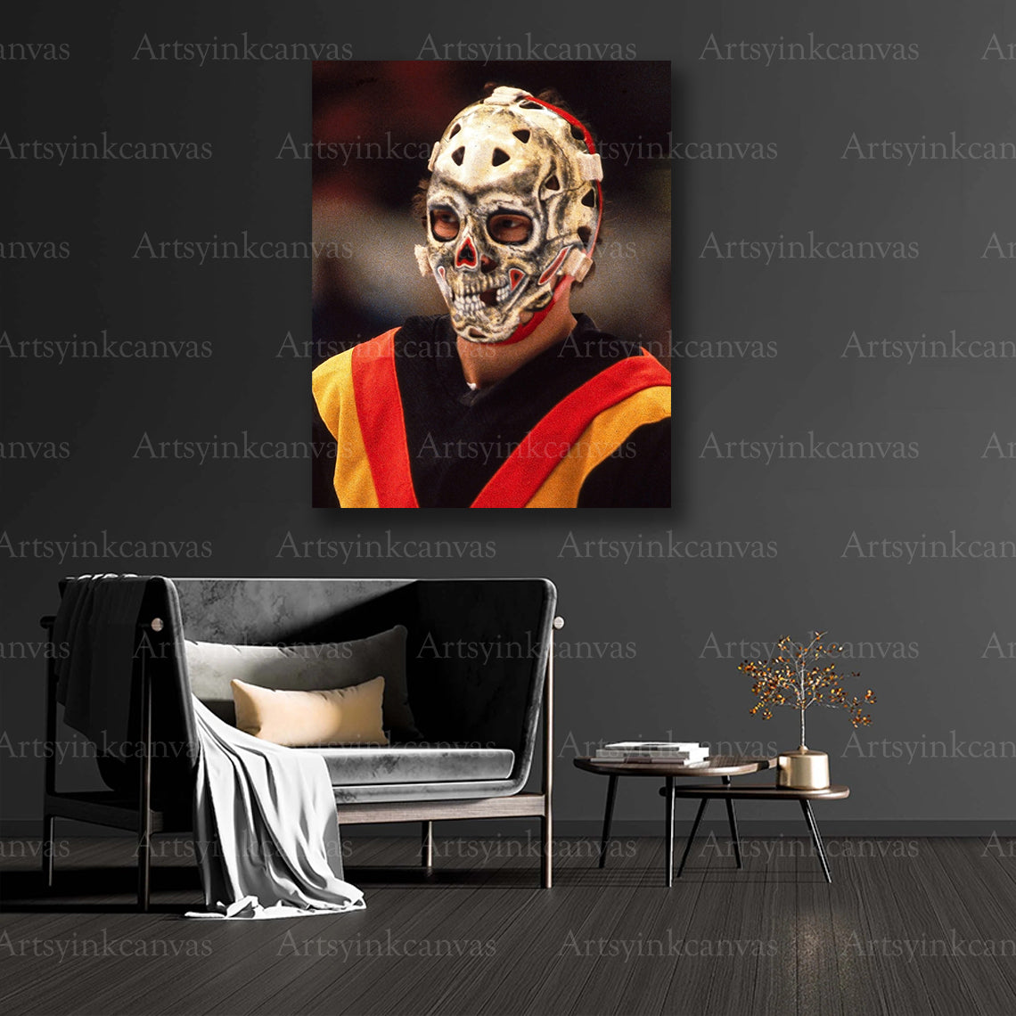 Gary Bromley collector hockey canvas art